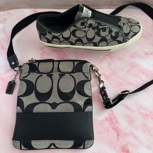 ✨Coach set of two _ Crossbody Purse + Sneakers✨